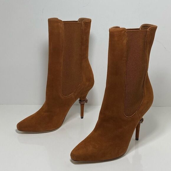 Burberry Kenley D-ring Suede & Textile Boots size 39 - Picture 5 of 12